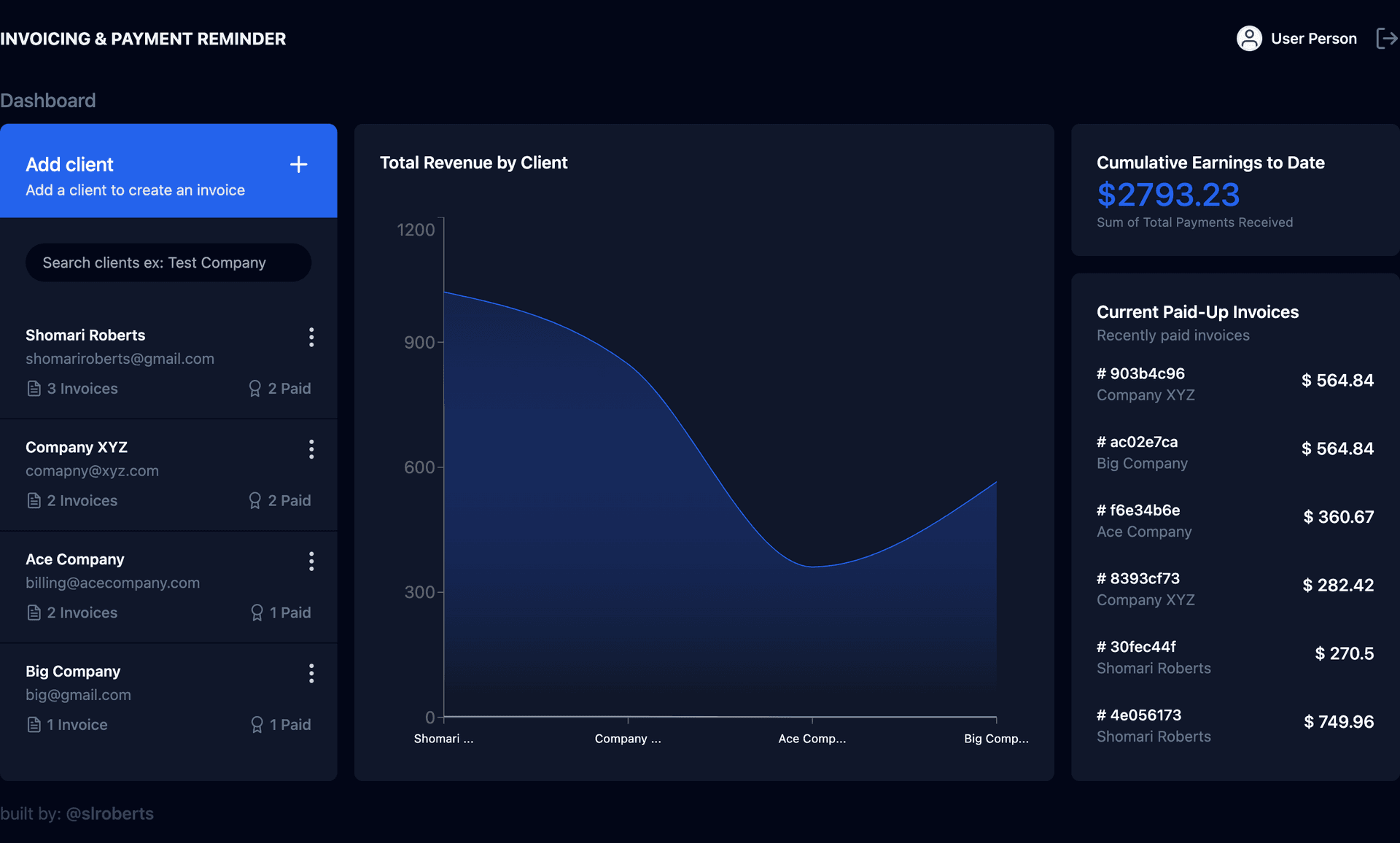 Invoicing illustration - man in a black shirt with gray pants and black shoes looking at a large invoice.